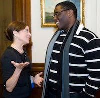 Sherri Greenberg and Ladi Mosadomi (MPAff '07) Photo of Under the Dome 2013