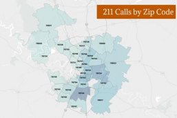 211 Calls by zip code