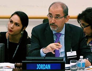 Alyssa Goessler at the UN, where she worked as assistant to the deputy permanent representative of the government of Jordan