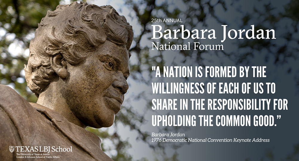 25th annual Barbara Jordan National Forum