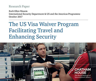Cover of "The U.S. Visa Waiver Program: Facilitating Travel and Enhancing Security"
