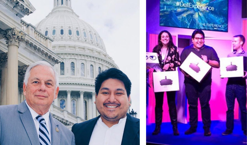 While earning his degree at LBJ, Delgado served as an intern with Rep. Gene Green (D-TX) and was a member of the winning team in the Dell PolicyHack at SXSW 2017.