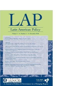 Logo of the journal Latin American Policy