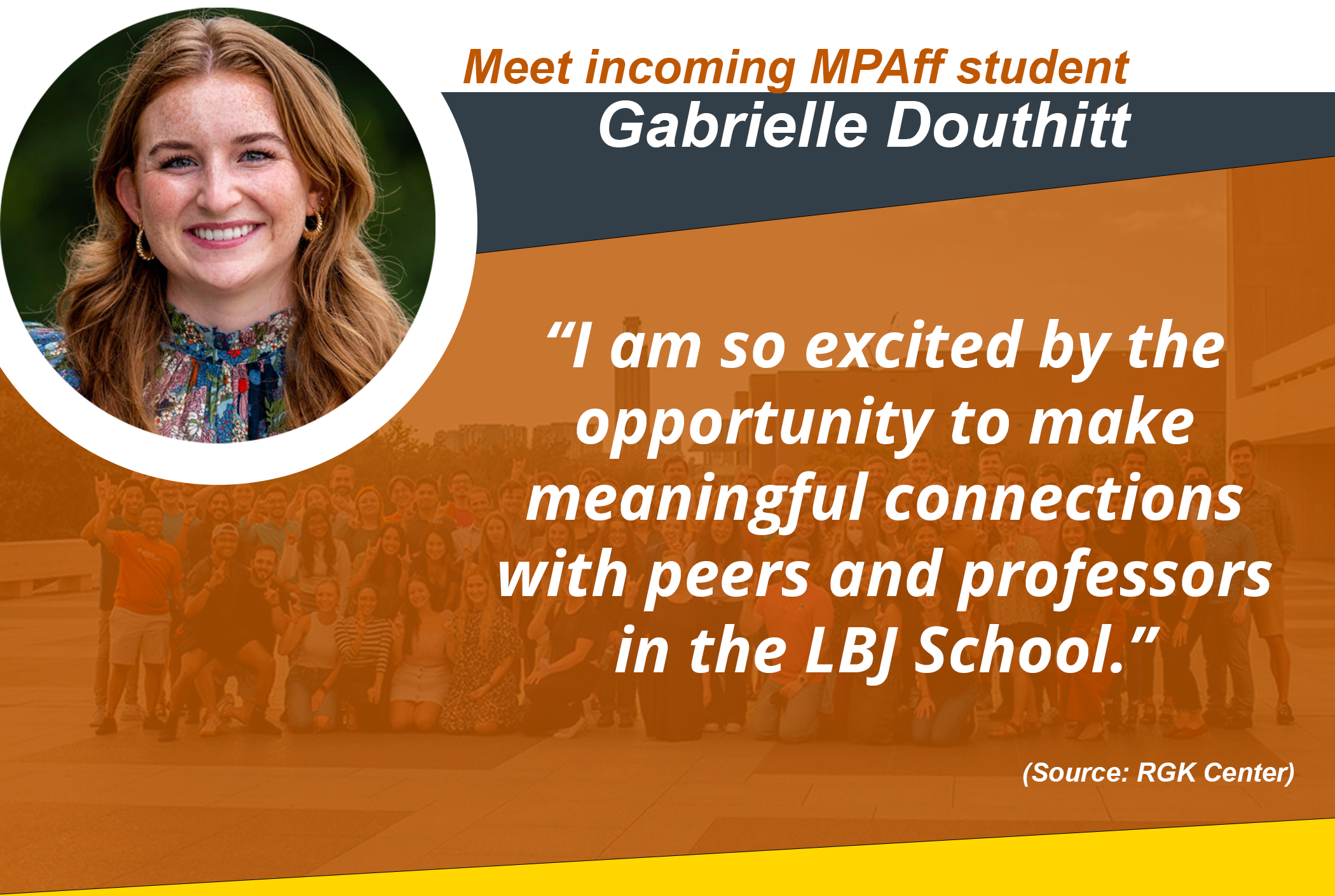 MPAff Student Gabrielle Douthitt