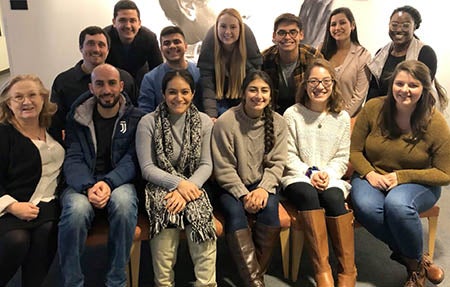 Ruth Wasem with her PRP group (Micaela McConnell is front row second from right)