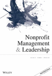 Cover of Nonprofit Management & Leadership Vol. 3 No. 3