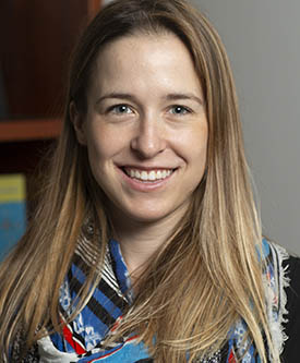 Ph.D. student Stephanie Leutert