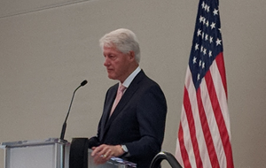 President Bill Clinton at USIP Reception