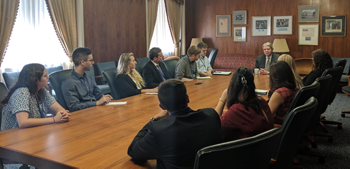 2018 LBJ DC Fellows meet with Comptroller General Gene Dodara