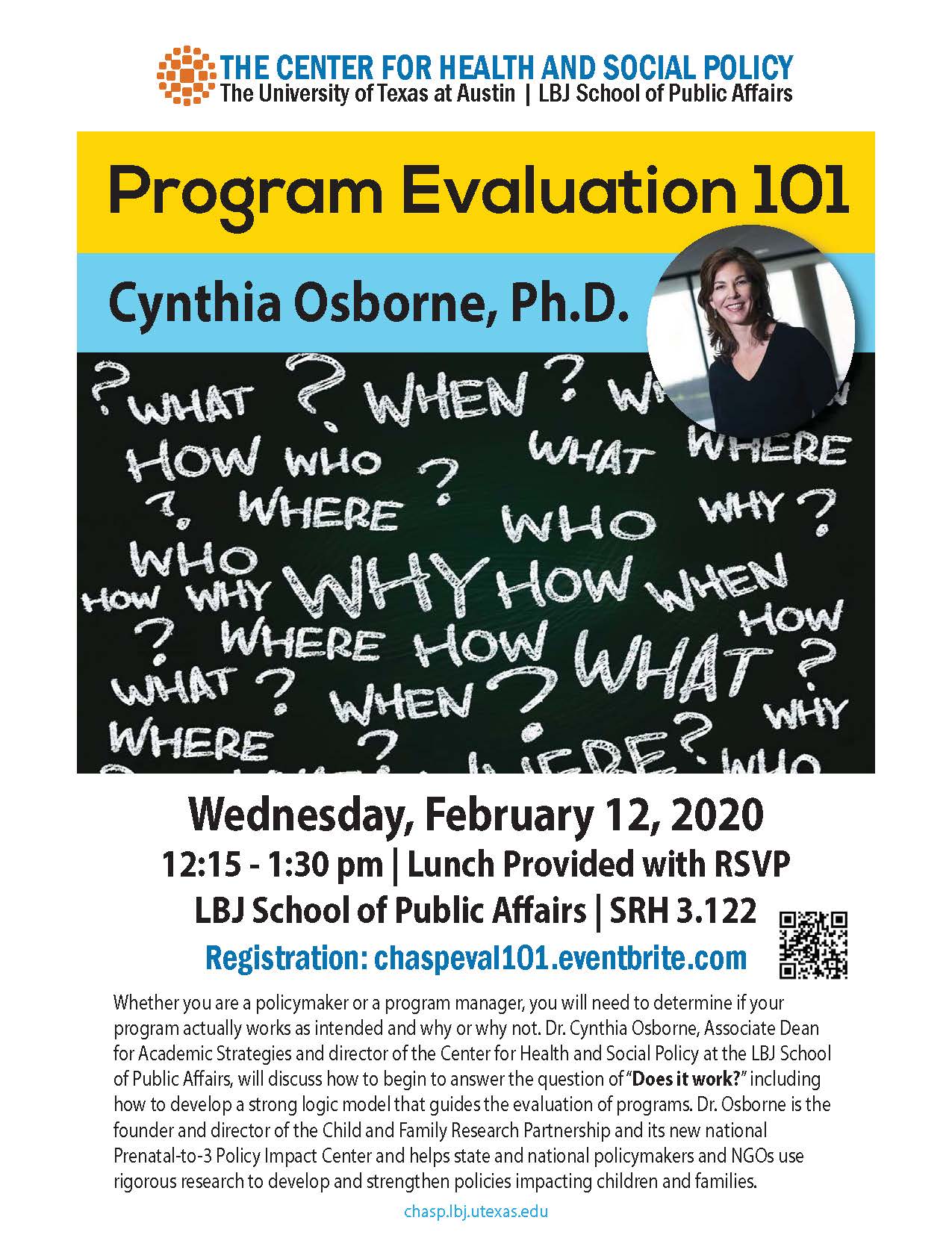 Poster of Program Eval 101