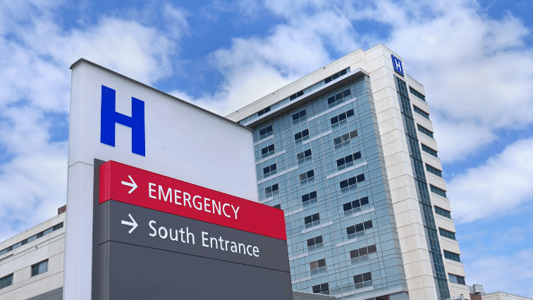 Hospital sign — Health Affairs Forefront