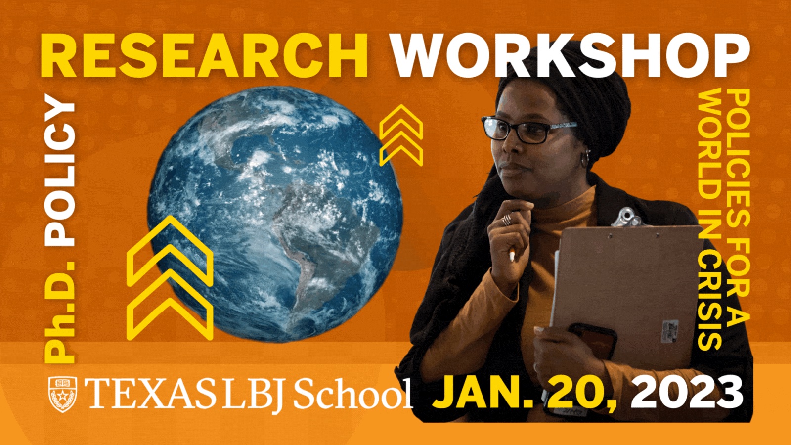 LBJ PhD policy workshop graphic