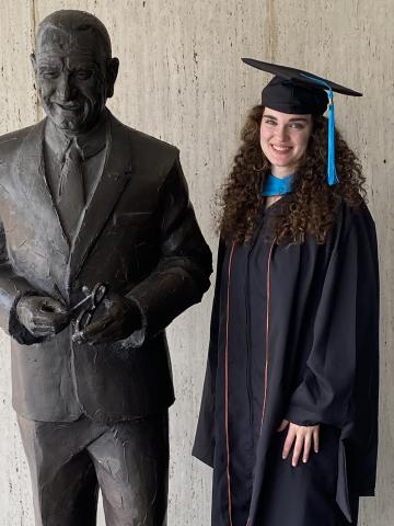 Viktoria Beck at graduation