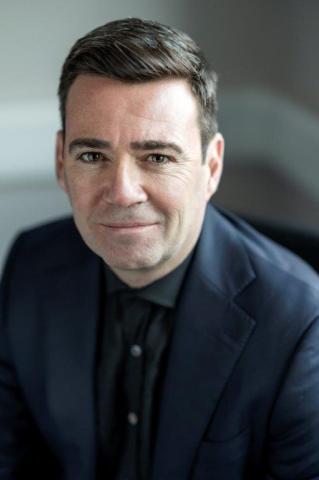 Headshot of Andy Burnham, Mayor of Greater Manchester, UK