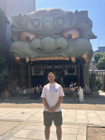 LBJ student, Omar Eldaour, in Japan for summer internship