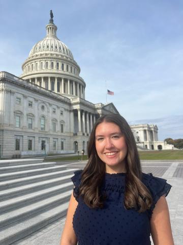 LBJ DC Commencement Speaker, Mia Paone, in DC