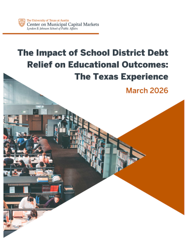The Impact of School District Debt Relief on Educational Outcomes: The Texas Experience
