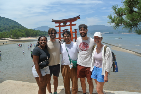 LBJ Graduate Adriel Bustillos study abroad Japan