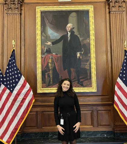 LBJ Graduate Sofia Odom in DC