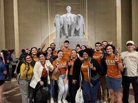 LBJ students in DC for Maymester