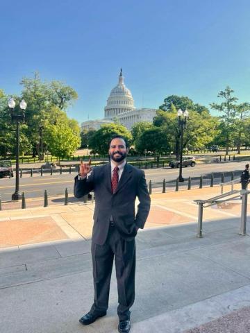 Alex Mathew DC Maymester with The Patman Center Capitol