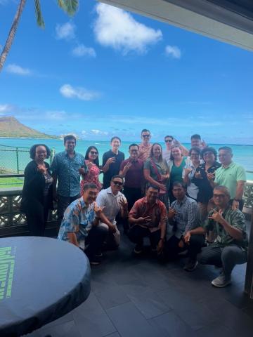 LBJ student Maggie Honolulu summer intership with peers