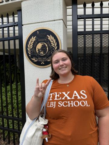 LBJ student Maggie Honolulu summer intership, Daniel K. Inouye Asia-Pacific Center for Security Studies