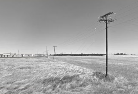 black and white landscape