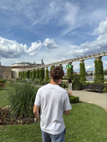 New Freshmen LBJ School Student Liam Demory in Spain