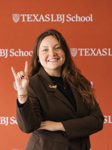 LBJ GPAC President Ella Barwick