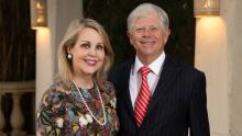 Ambassador Carrin F. Patman (JD ’82) and Jim V. Derrick (JD ’70)
