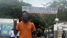 LBJ student, Devarier Smith, studying abroad in Senegal