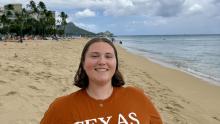 LBJ student Maggie Honolulu summer intership