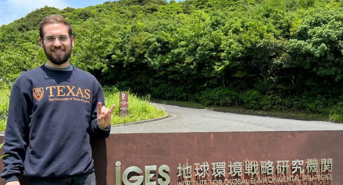 LBJ School student Zander Mintz blends advanced analytics and AI for