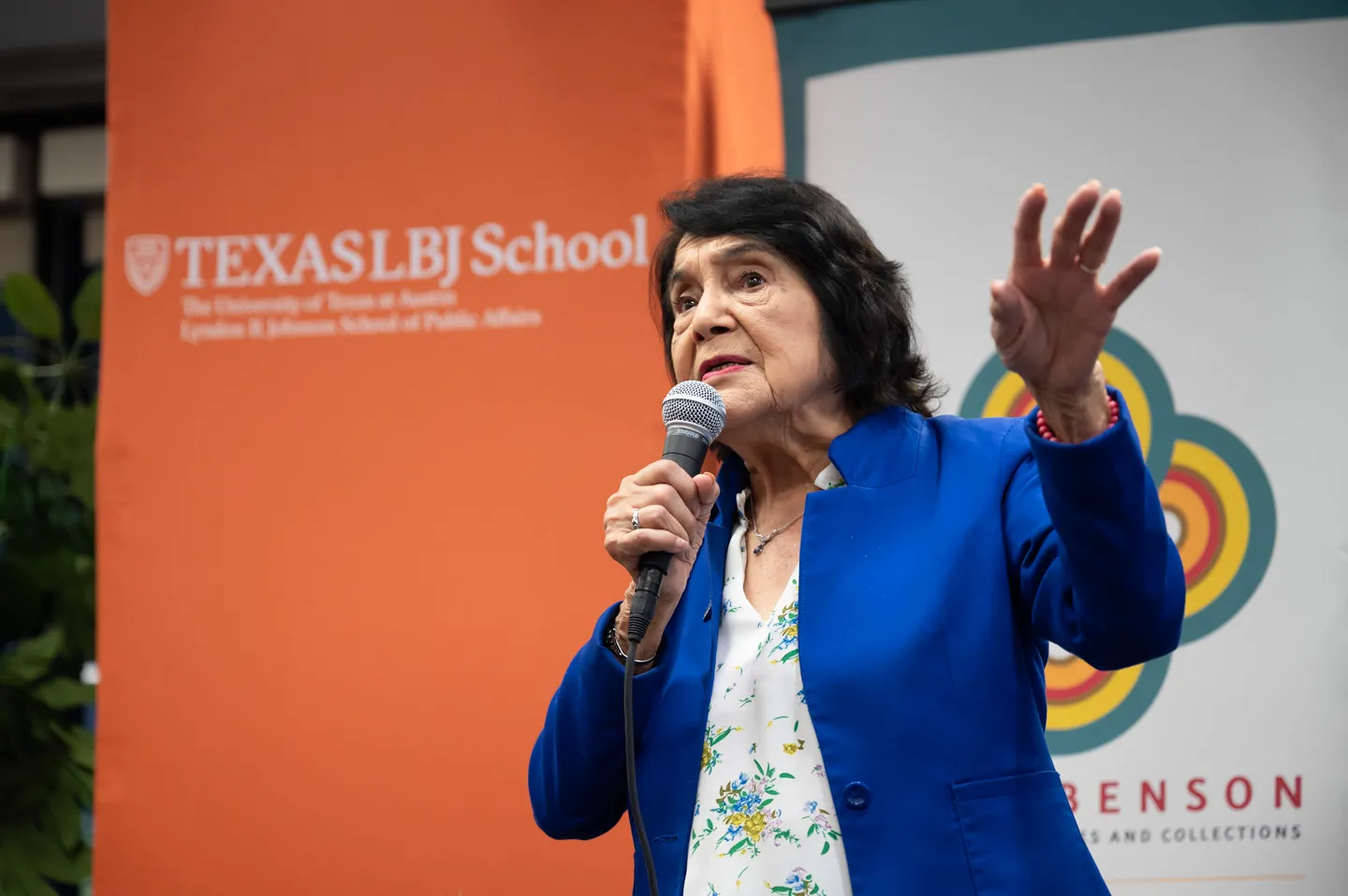Dolores Huerta, LBJ School Hispanic Heritage Month 2023 keynote speaker Dolores Huerta, LBJ School Hispanic Heritage Month 2023 keynote speaker