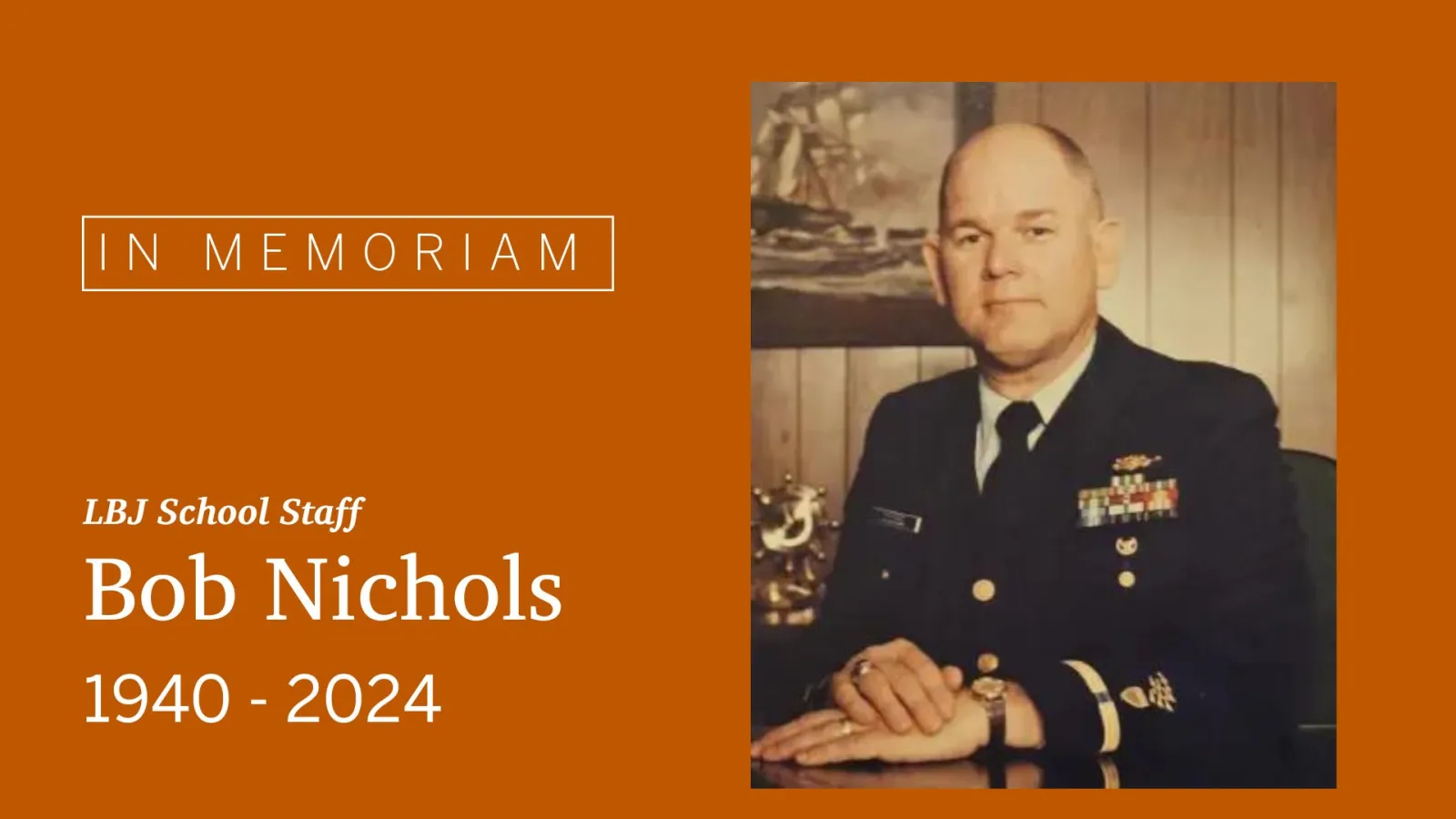 In Memory of Bob Nichols