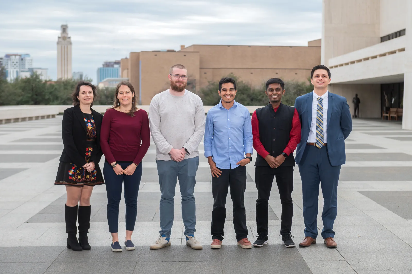 Vivek Shastry presents at the LBJ School’s inaugural PhD Policy Research workshop.