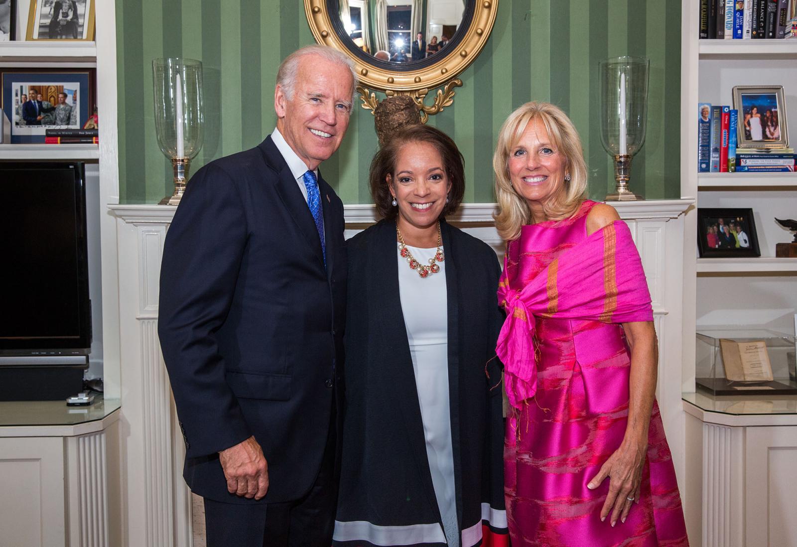 Bidens and Alejandra Castillo 