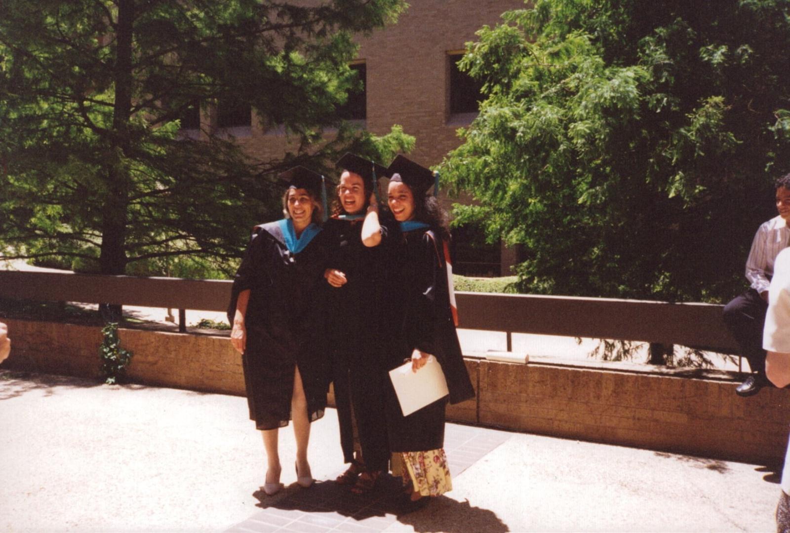 Alejandra Castillo at graduation 1998