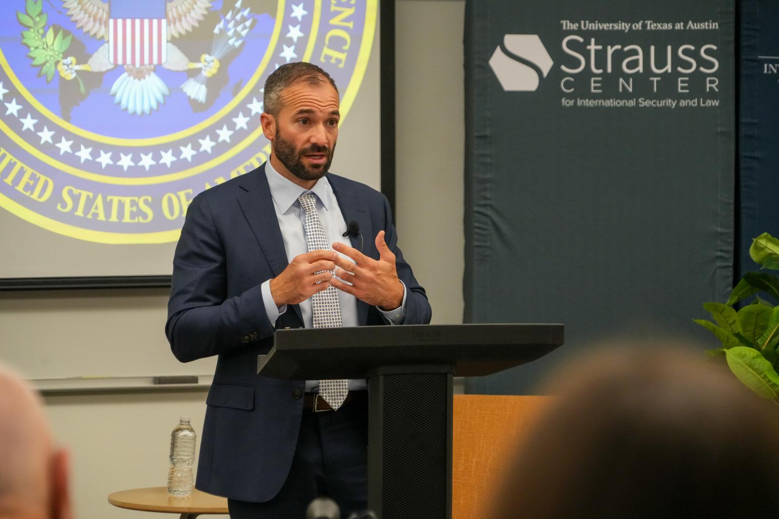 Strauss Center event