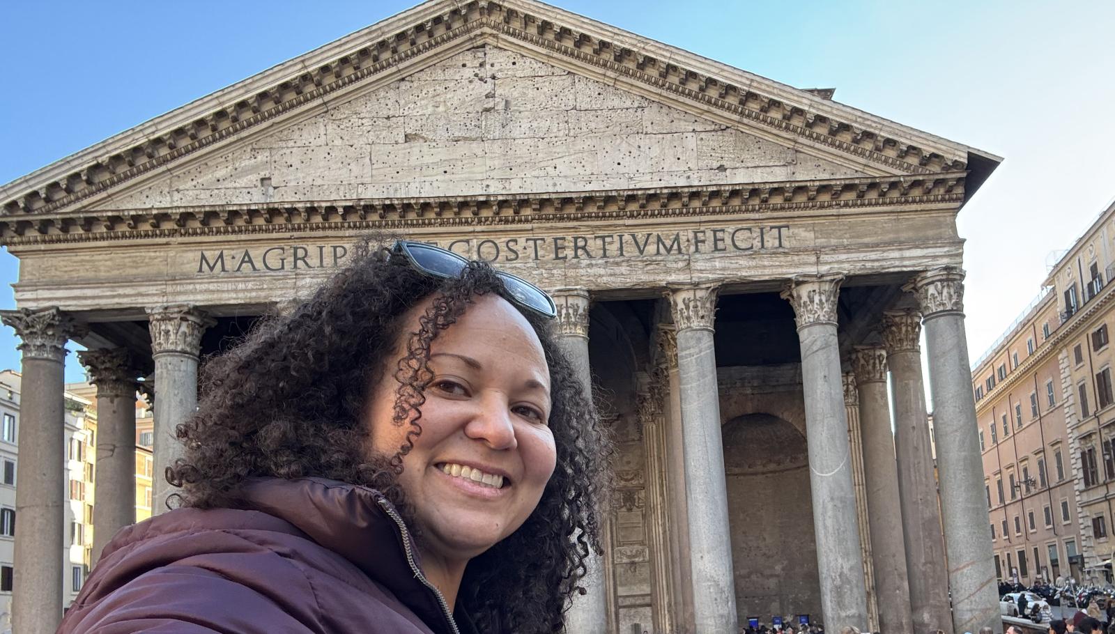 Becky McKnight in Italy