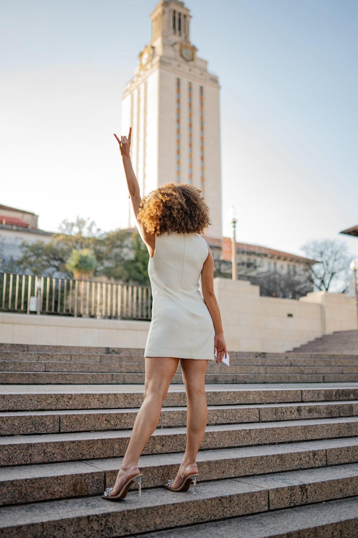 Chanel Williams MNS in front of Tower