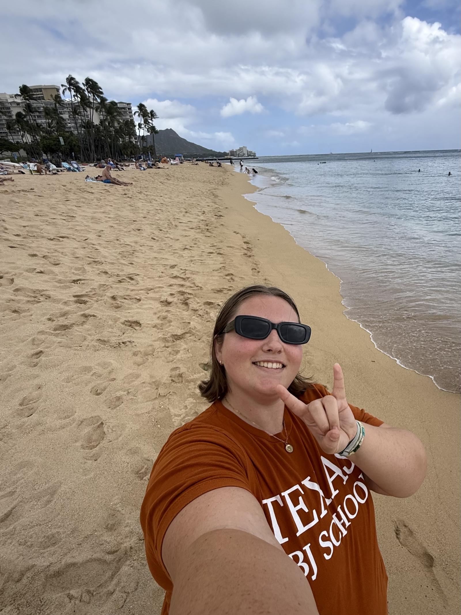 LBJ student Maggie Honolulu summer intership