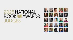 Image that reads "2025 National Book Awards Judges" and has headshot of all 25 judges