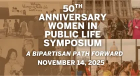 50th anniversary women in public life symposium