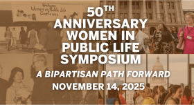 50th anniversary women in public life symposium