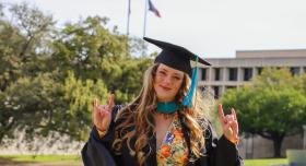 LBJ Student Commencement Speaker Aria Stiefelmaier