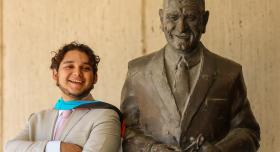 LBJ Graduate Adriel Bustillos