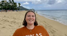 LBJ student Maggie Honolulu summer intership
