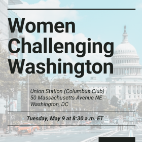 Women Challenging Washington Union Station (Columbus Club) 50 Massachusetts Ave. NE Washington DC